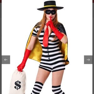 Women’s burglar costume NEW XL
